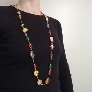 new LIA SOPHIA 400 mother of pearl necklace